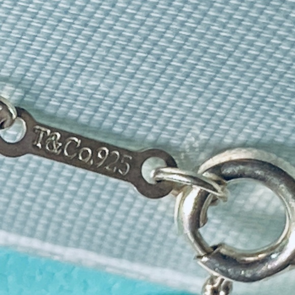 Authentic Tiffany & Co loving heart Picasso .925 sterling silver 16”  box nice - Picture 7 of 8